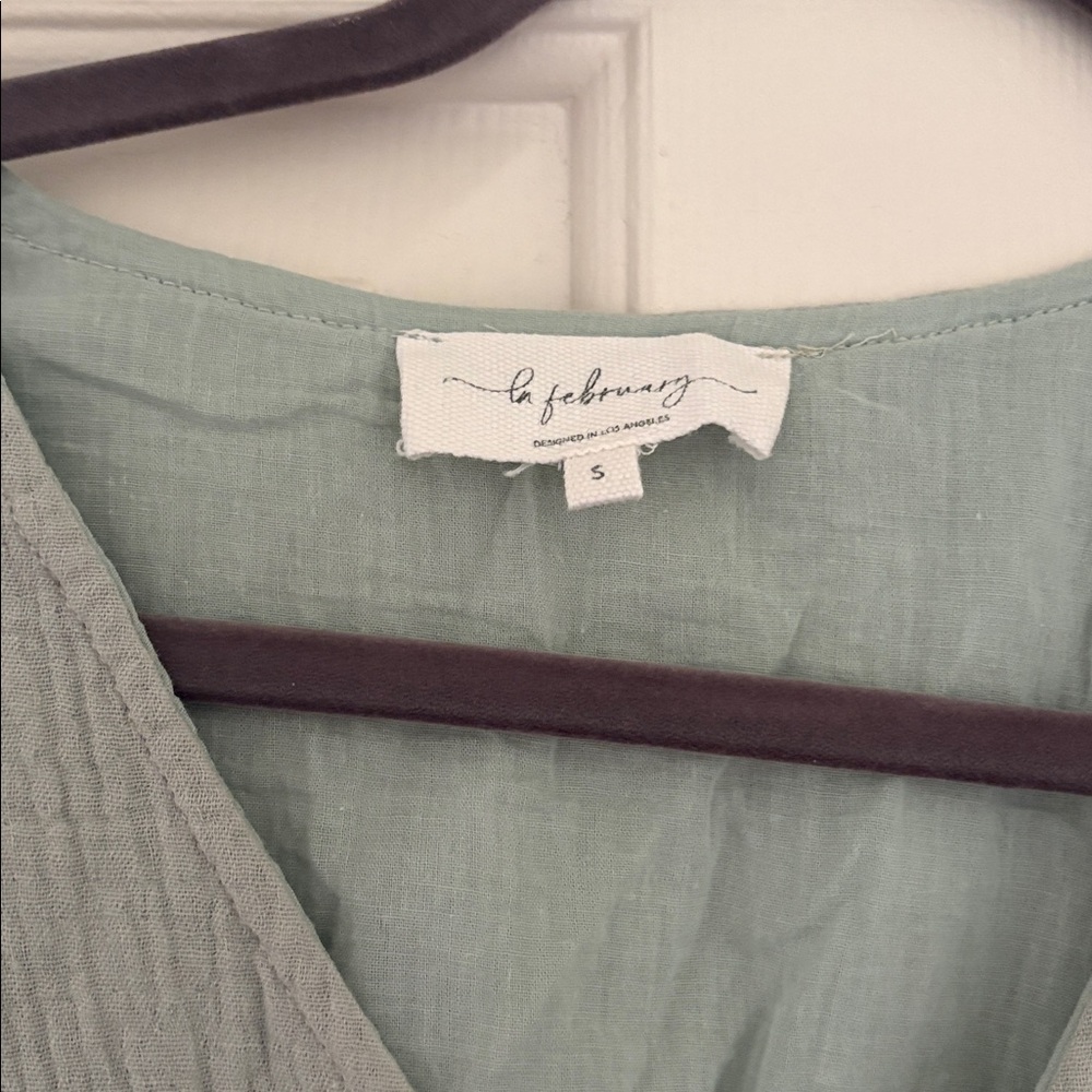 Piper & Scoot Larkins Button Up Gauze Midi - Picture 4 of 5